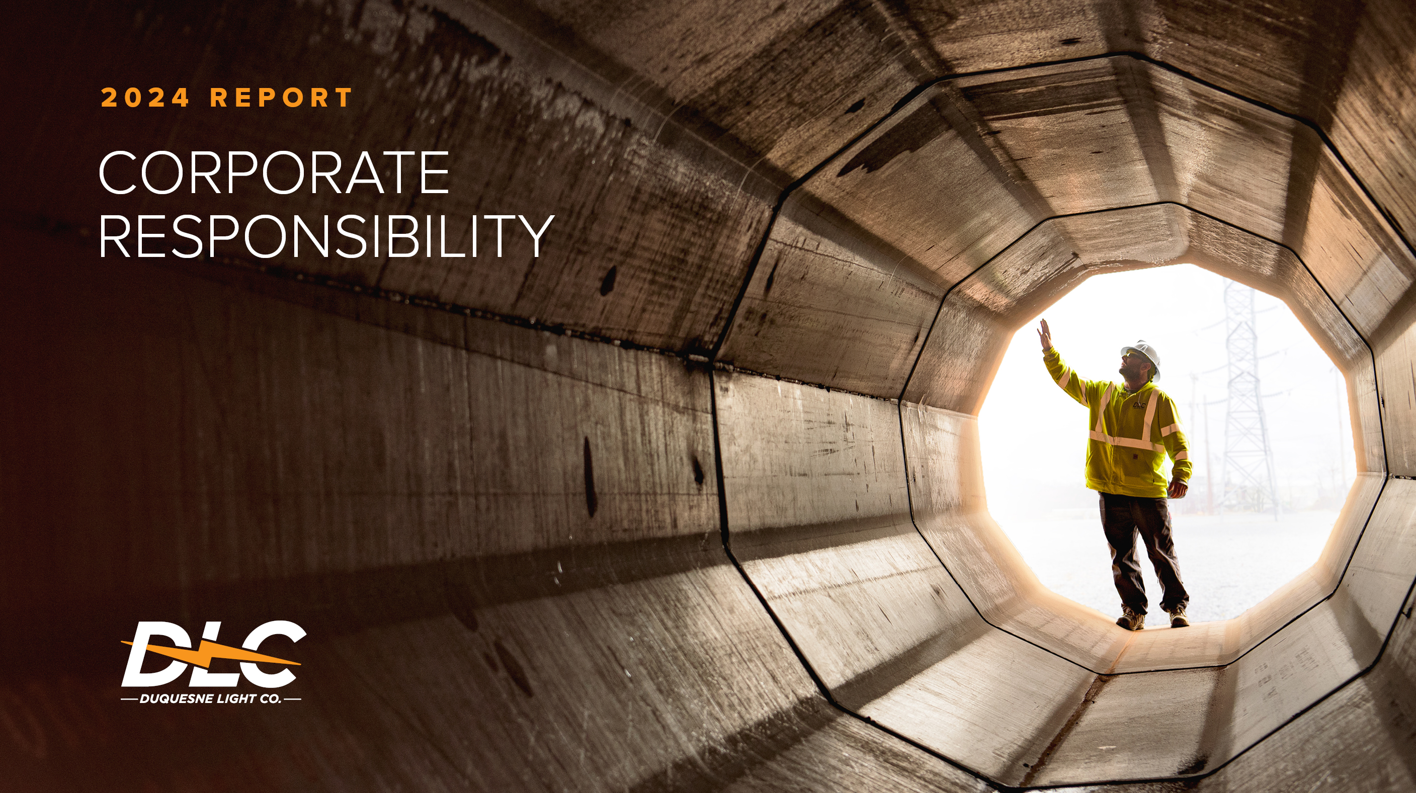 DLC employee inside tunnel