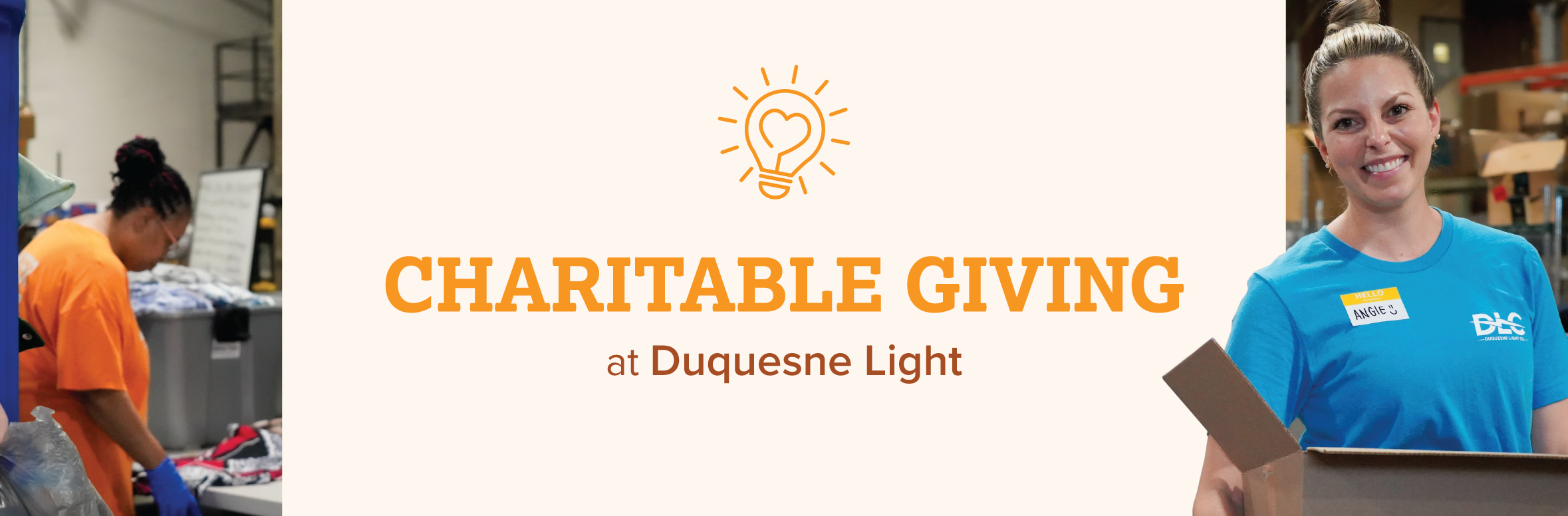 DLC employees volunteering