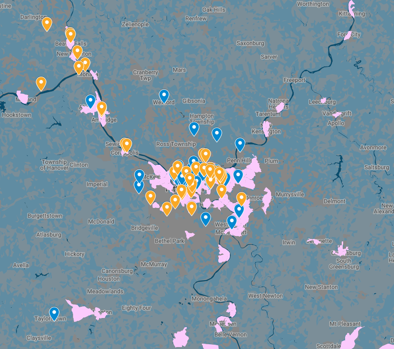Charitable Giving Map 2021 DLC Charitable Giving Map 2021